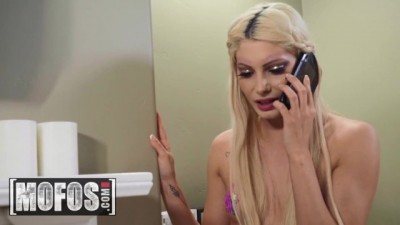 Petite Blonde Nella Jones Rides her Man's Big Dick POV