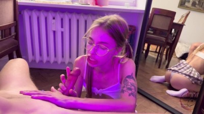 Getting Naughty: Practicing Blowjob Techniques with a Friend