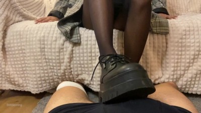 Steamy Sockjob Relief: Explosive Release on Dirty Ankle Socks