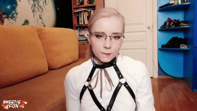 Schoolgirl Masturbate Ass Sex Toys after Reading a Porn Story