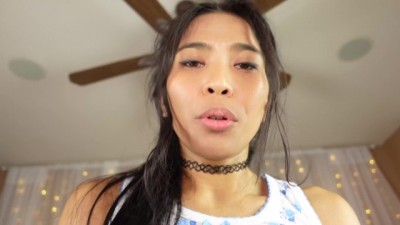 Little Asian with Pretty Feet Sucks and Fucks Stepdad - Jada Kai