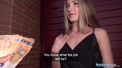 Beautiful Russian Mary Rock Fucking in a Short Black Dress