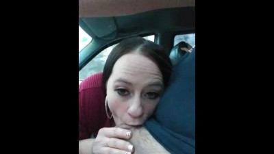 Alabama MILF Caught Stranger Jerking off in a Van Gave him Road Head for a Ride to the Glory Hole