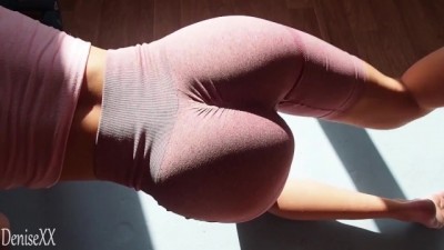 Fitness Girl DeniseXX Likes Suck Dick after Training