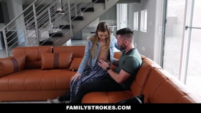 Horny Teen Devours Step Uncle's Cock