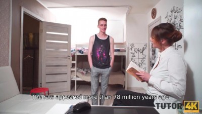 Instead of Biology Lucky Boy has Awesome Sex with Hot Teacher - TUTOR4K
