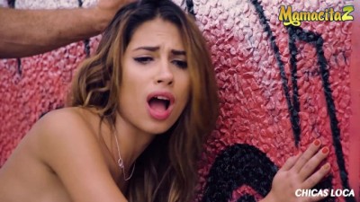 Slutmesh - Real Outdoor Sex with Petite Brunette Young Baby Nicols (+18)