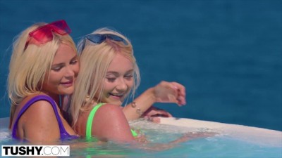 Lika Star & Marilyn Sugar - Blonde Besties Experiment with a Hot Stranger