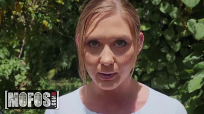 Kinky Addison Lee Wears a Leash and Sucks Dick