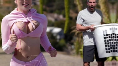 Big Boobs Audrey MadiStepson Cums four Times on her first Pornstar Interview