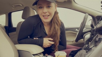 POV Public Parking Lot JOI... Flashing, Edging, Teasing, Swallowing!