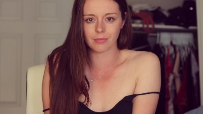 Girl next door describes what sex feels like while sitting on a vibrator and cumming hard!