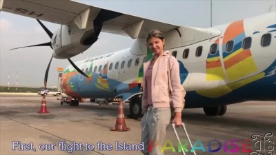 Shooting and fucking hot Russian model in Paradise - Gina GerStepson
