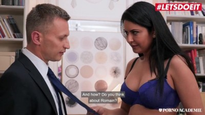 Busty Librarian MILF Secures Her Job With Rough Anal Sex