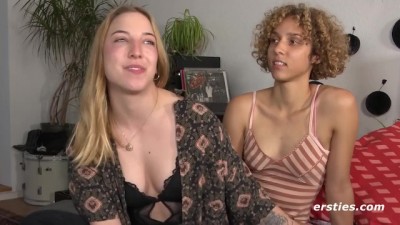 Two Girls and a Double Ended Dildo