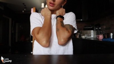 Tiava - Hot Girl Massage Oiled Tits