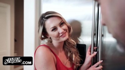 Adira Allure & Filthy Rich - Young Blonde Bounces Her Booty On Stepdad Lap (+18)