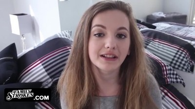Horny Stepdaughter Taught Stepdad More Than Spanish Lesson