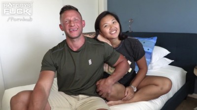 Ripped DILF Heath Hooks Up With A Thick Asian Cute For His First Porn!