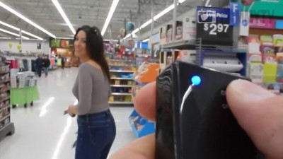 Vibrating Panties Prank on Girlfriend!PART 2 INSIDE WALMART!