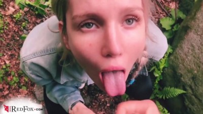 Mylust - In the Woods a Beautiful Girl Sensual Blowjob Lover
