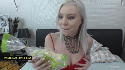 NATURAL BUSTY TEEN ANAL CREAMPIE FROM THE EVIL EASTER BUNNY! (+18)