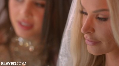Kylie assists Emma the bride to be in the best way possible