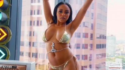 Hot Ebony Beauty Anya Ivy Fucks White Dick
