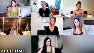 The cast of the award-winning film 'Younger Lesbian' reunites and masturbates together (+18)