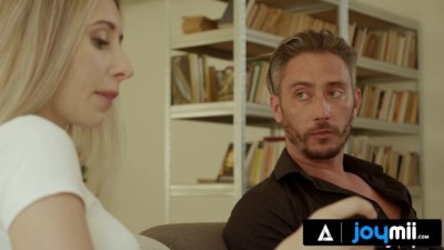 In the college library a pervert teacher dirty fucks his 18 year old student