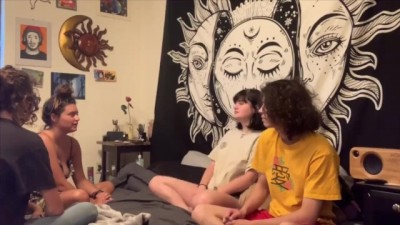 Experienced Youngs Teach Virgin Couple how to do it