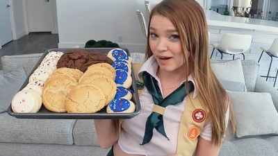 Girl Scout Cookie Girl Fucks Huge Dick: Motivated Teasing