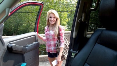 Freshmen in college fuck for a ride