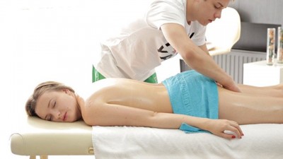 Russian adolescent smalltits fucked after receiving a massage - RubATeen (+18)