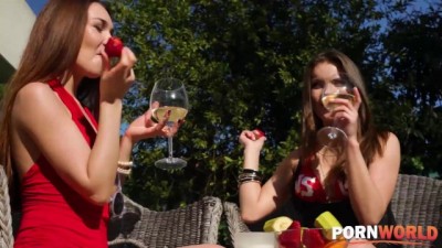 Naughty Poolside Rendezvous: Russian Babes Go Wild
