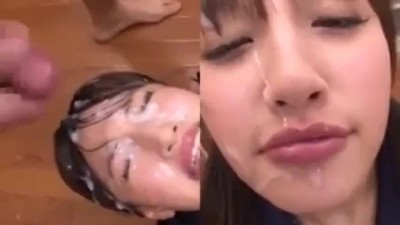 Who is She? Japanese Bukkake and Cum Swallow Split Screen