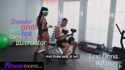 Hot Czech Gym Instructor Lexi Dona Gets Anal Fuck in Shower